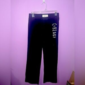 Navy blue Abercrombie and fitch sweatpants size xs